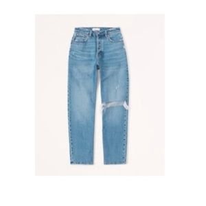 Abercombie & Fitch Curve Love High Rise Dad Jean